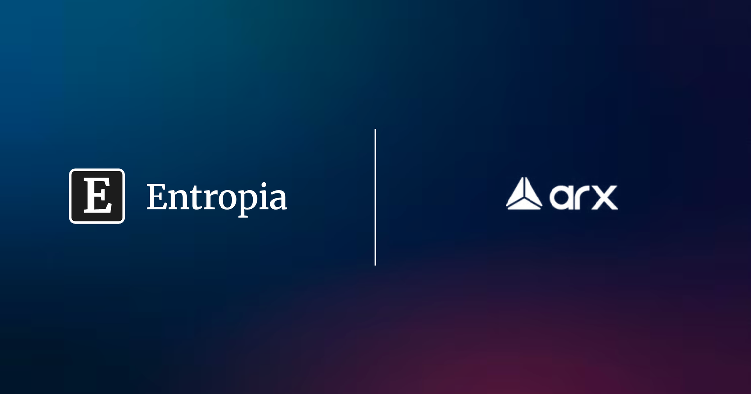 Entropia x Arx: the deal pipeline and the data room, connected