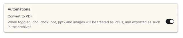 PDF-Only mode