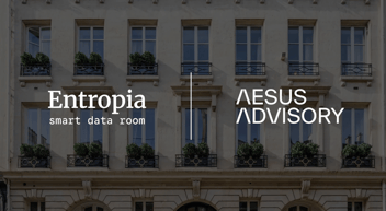 Entropia and Aesus Adviosry logos side by side
